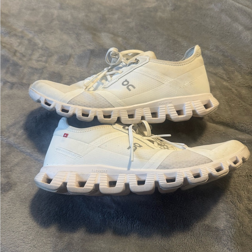 On Running White Athletic Shoes